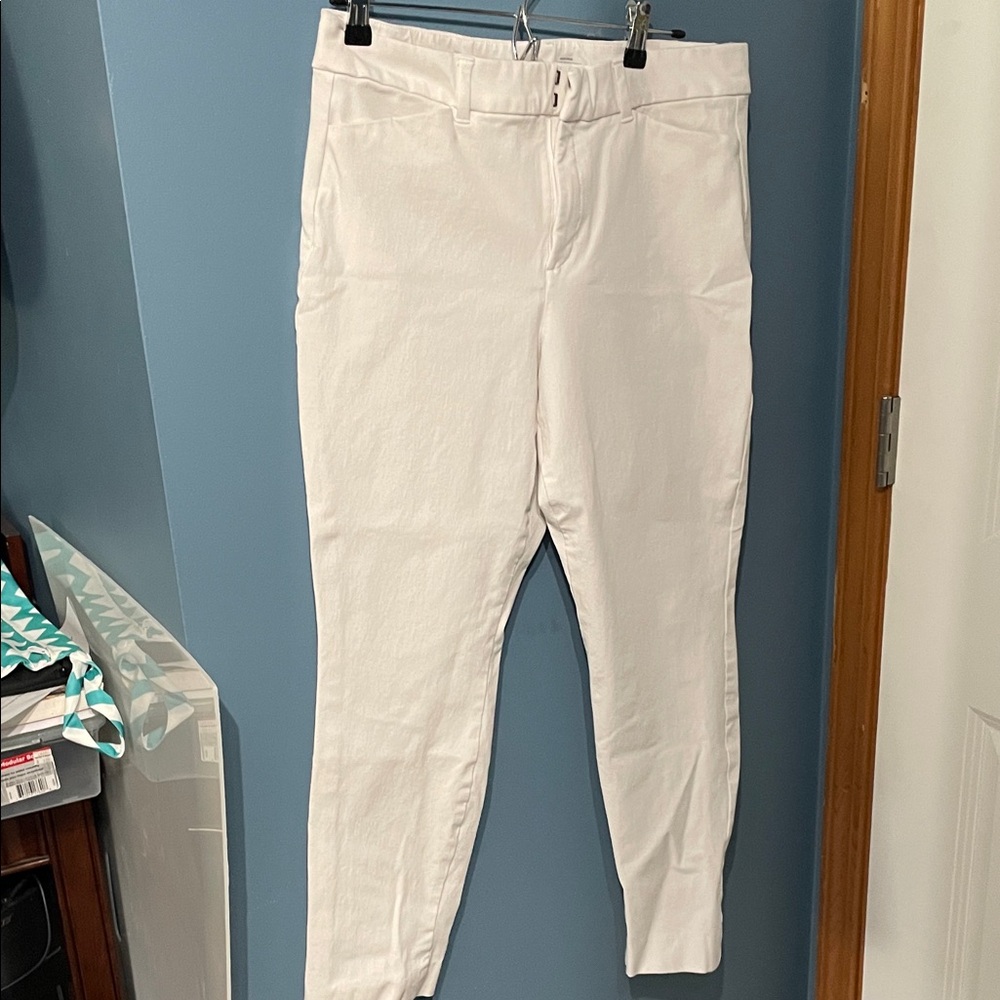 Old Navy White Skinny Pants
